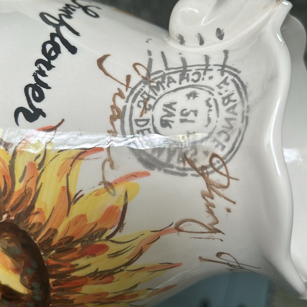 Beautiful Sunflower 🌻 Pitcher for sale. - Picture 2 of 7